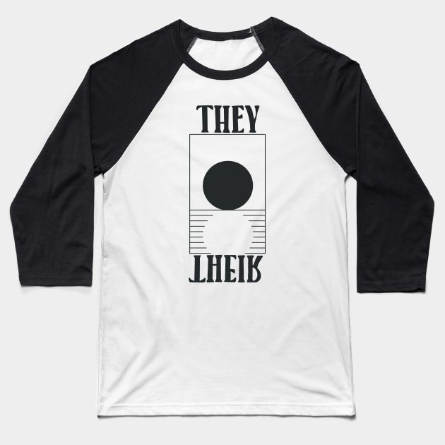 They I Their - Sunrise, Sunset version Baseball T-Shirt by MiaouStudio